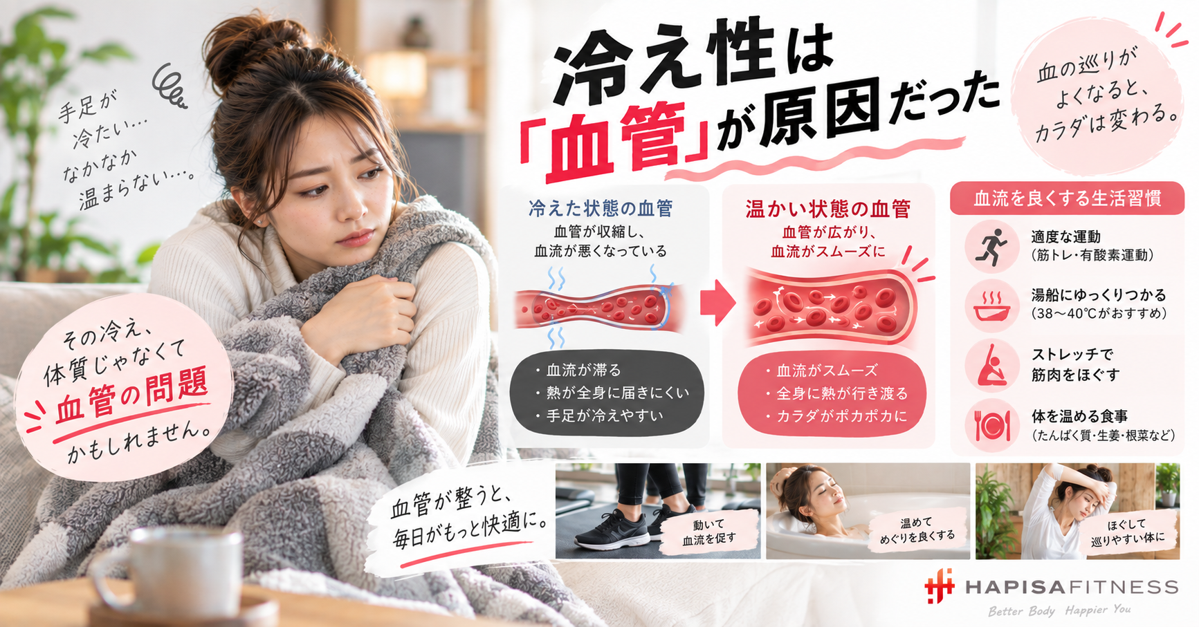 冷え性は「血管」が原因だった